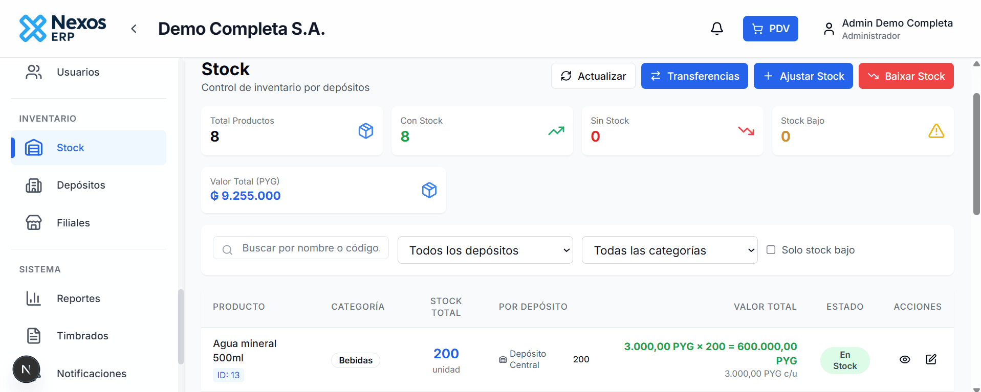 Nexo ERP 1